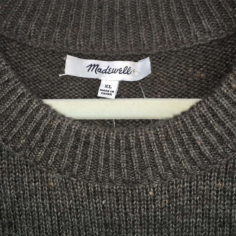 NWOT Madewell Donegal Button-Sleeve Sweater-Dress - Picture 6 of 8